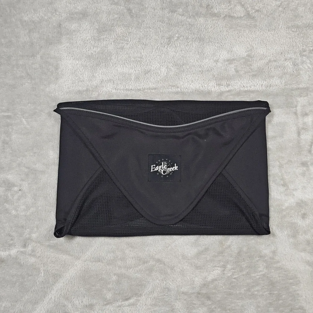Eagle Creek Pack It Folder Black Garment 15x9.5 Travel Organizer Envelope